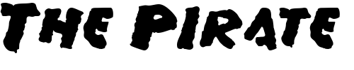 Font : Gamera Custom Text : The Pirate Way Test your own text here Click to download or to view this font on a tshirt that can be custom printed in Bali
