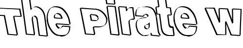 Font : Gamma-Scale Custom Text : The Pirate Way Test your own text here Click to download or to view this font on a tshirt that can be custom printed in Bali