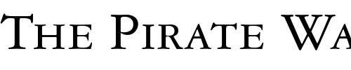 Font : Garamond-3-Small-Caps-Old-Style-Figures Custom Text : The Pirate Way Test your own text here Click to download or to view this font on a tshirt that can be custom printed in Bali