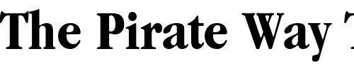 Font : Garamond-Black-Condensed-SSi-Black-Condensed Custom Text : The Pirate Way Test your own text here Click to download or to view this font on a tshirt that can be custom printed in Bali