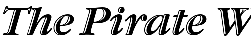 Font : Garamond-Htld-ITC-TT-Italic Custom Text : The Pirate Way Test your own text here Click to download or to view this font on a tshirt that can be custom printed in Bali