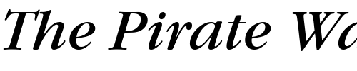 Font : Garamond-ITC-T-Book-Italic Custom Text : The Pirate Way Test your own text here Click to download or to view this font on a tshirt that can be custom printed in Bali