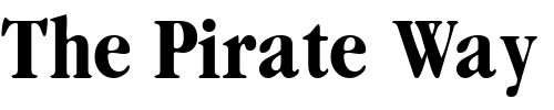 Font : GaramondBlackCondSSK-Bold Custom Text : The Pirate Way Test your own text here Click to download or to view this font on a tshirt that can be custom printed in Bali