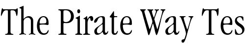 Font : GaramondLightCondSSK-Regular Custom Text : The Pirate Way Test your own text here Click to download or to view this font on a tshirt that can be custom printed in Bali