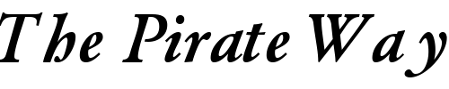 Font : GaramondLightSSK-Bold-Italic Custom Text : The Pirate Way Test your own text here Click to download or to view this font on a tshirt that can be custom printed in Bali
