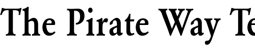 Font : GaramondMediumCnd-Normal Custom Text : The Pirate Way Test your own text here Click to download or to view this font on a tshirt that can be custom printed in Bali