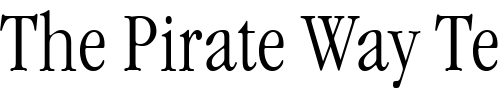 Font : GaramondNovaCondL-Regular Custom Text : The Pirate Way Test your own text here Click to download or to view this font on a tshirt that can be custom printed in Bali