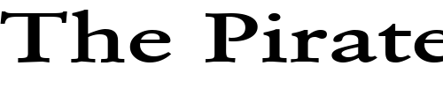 Font : Garrick-Extended-Bold Custom Text : The Pirate Way Test your own text here Click to download or to view this font on a tshirt that can be custom printed in Bali