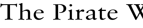 Font : Garrick-Wide-Normal Custom Text : The Pirate Way Test your own text here Click to download or to view this font on a tshirt that can be custom printed in Bali
