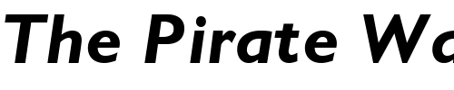 Font : Garrison-Sans-BOLDITALIC Custom Text : The Pirate Way Test your own text here Click to download or to view this font on a tshirt that can be custom printed in Bali