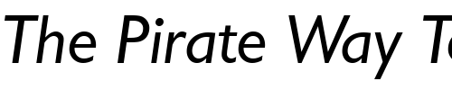 Font : Garrison-Sans-ITALIC Custom Text : The Pirate Way Test your own text here Click to download or to view this font on a tshirt that can be custom printed in Bali