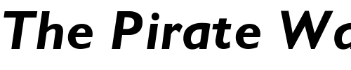 Font : GarrisonSans-BoldItalic Custom Text : The Pirate Way Test your own text here Click to download or to view this font on a tshirt that can be custom printed in Bali