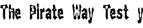 Font : Gasping-BRK Custom Text : The Pirate Way Test your own text here Click to download or to view this font on a tshirt that can be custom printed in Bali