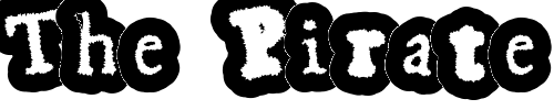 Font : GassyGaut Custom Text : The Pirate Way Test your own text here Click to download or to view this font on a tshirt that can be custom printed in Bali