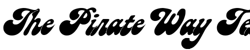Font : Gaston-Regular Custom Text : The Pirate Way Test your own text here Click to download or to view this font on a tshirt that can be custom printed in Bali