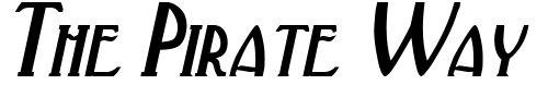 Font : Gatsby-BoldItalic Custom Text : The Pirate Way Test your own text here Click to download or to view this font on a tshirt that can be custom printed in Bali