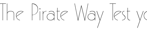 Font : Gatsby-Regular Custom Text : The Pirate Way Test your own text here Click to download or to view this font on a tshirt that can be custom printed in Bali