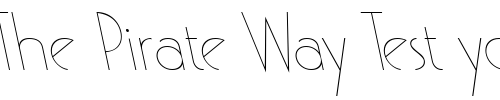 Font : GatsbyBackslant-Regular Custom Text : The Pirate Way Test your own text here Click to download or to view this font on a tshirt that can be custom printed in Bali