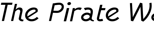Font : GaumontLight-Italic Custom Text : The Pirate Way Test your own text here Click to download or to view this font on a tshirt that can be custom printed in Bali