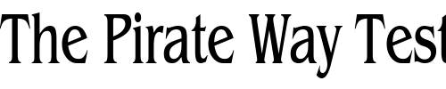 Font : GazetteCondensed Custom Text : The Pirate Way Test your own text here Click to download or to view this font on a tshirt that can be custom printed in Bali