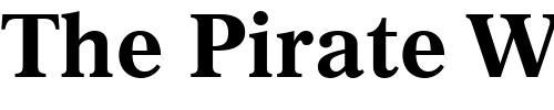 Font : GazetteLH-Bold Custom Text : The Pirate Way Test your own text here Click to download or to view this font on a tshirt that can be custom printed in Bali