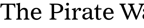 Font : GazetteLHRoman Custom Text : The Pirate Way Test your own text here Click to download or to view this font on a tshirt that can be custom printed in Bali