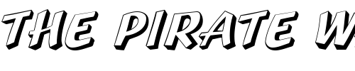 Font : Gecko-Regular Custom Text : The Pirate Way Test your own text here Click to download or to view this font on a tshirt that can be custom printed in Bali