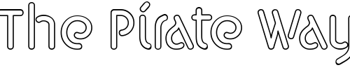 Font : Gelato-Regular-Outline Custom Text : The Pirate Way Test your own text here Click to download or to view this font on a tshirt that can be custom printed in Bali