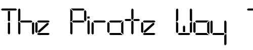 Font : Gemini Custom Text : The Pirate Way Test your own text here Click to download or to view this font on a tshirt that can be custom printed in Bali