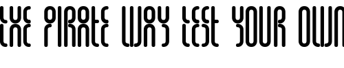 Font : Gen3000 Custom Text : The Pirate Way Test your own text here Click to download or to view this font on a tshirt that can be custom printed in Bali