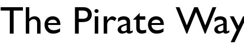Font : Gentle-Sans-Regular Custom Text : The Pirate Way Test your own text here Click to download or to view this font on a tshirt that can be custom printed in Bali