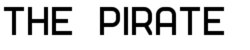 Font : Genx-Package Custom Text : The Pirate Way Test your own text here Click to download or to view this font on a tshirt that can be custom printed in Bali