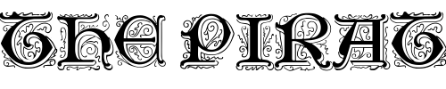 Font : Genzsch-Initials-Normal Custom Text : The Pirate Way Test your own text here Click to download or to view this font on a tshirt that can be custom printed in Bali