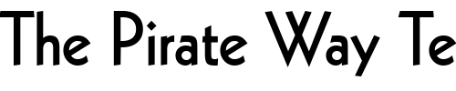 Font : Geo-112-Bold Custom Text : The Pirate Way Test your own text here Click to download or to view this font on a tshirt that can be custom printed in Bali