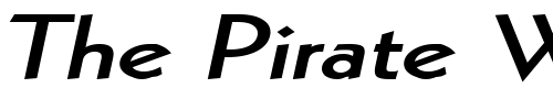 Font : Geo-112-Extended-Bold-Italic Custom Text : The Pirate Way Test your own text here Click to download or to view this font on a tshirt that can be custom printed in Bali
