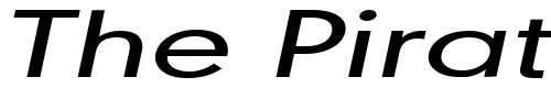 Font : Geo-579-Extended-Italic Custom Text : The Pirate Way Test your own text here Click to download or to view this font on a tshirt that can be custom printed in Bali