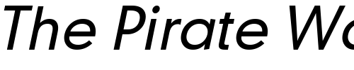 Font : Geo-579-Italic Custom Text : The Pirate Way Test your own text here Click to download or to view this font on a tshirt that can be custom printed in Bali