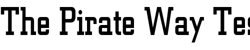 Font : Geo-957-Condensed-Normal Custom Text : The Pirate Way Test your own text here Click to download or to view this font on a tshirt that can be custom printed in Bali