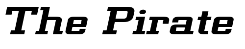 Font : Geo-957-Extended-Italic Custom Text : The Pirate Way Test your own text here Click to download or to view this font on a tshirt that can be custom printed in Bali