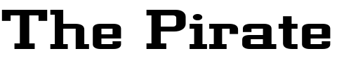 Font : Geo-957-Extended-Normal Custom Text : The Pirate Way Test your own text here Click to download or to view this font on a tshirt that can be custom printed in Bali