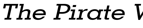 Font : Geo-Wide-Italic Custom Text : The Pirate Way Test your own text here Click to download or to view this font on a tshirt that can be custom printed in Bali