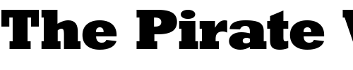Font : GeoSlb712-XBd-BT-Extra-Bold Custom Text : The Pirate Way Test your own text here Click to download or to view this font on a tshirt that can be custom printed in Bali