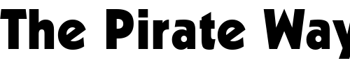 Font : Geometric-231-Heavy-BT Custom Text : The Pirate Way Test your own text here Click to download or to view this font on a tshirt that can be custom printed in Bali