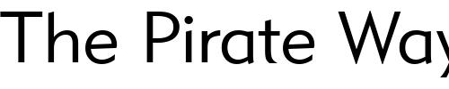 Font : Geometric-415-Lite-BT Custom Text : The Pirate Way Test your own text here Click to download or to view this font on a tshirt that can be custom printed in Bali