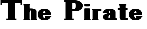 Font : GeometricSerif Custom Text : The Pirate Way Test your own text here Click to download or to view this font on a tshirt that can be custom printed in Bali