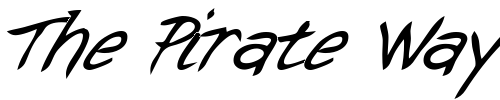 Font : GeorgesHand-Bold-Italic Custom Text : The Pirate Way Test your own text here Click to download or to view this font on a tshirt that can be custom printed in Bali