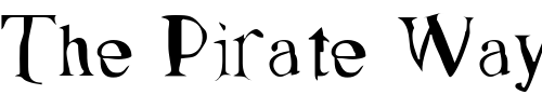 Font : Ghettout Custom Text : The Pirate Way Test your own text here Click to download or to view this font on a tshirt that can be custom printed in Bali