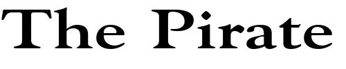 Font : GildeBroad-Bold Custom Text : The Pirate Way Test your own text here Click to download or to view this font on a tshirt that can be custom printed in Bali