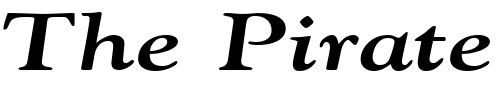 Font : GildeBroad-Bold-Italic Custom Text : The Pirate Way Test your own text here Click to download or to view this font on a tshirt that can be custom printed in Bali