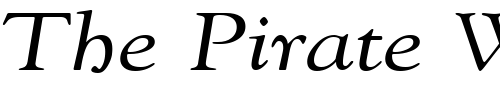 Font : GildeBroad-Italic Custom Text : The Pirate Way Test your own text here Click to download or to view this font on a tshirt that can be custom printed in Bali